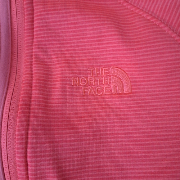 The North Face Women's Arcata Full Zip Hoodie Tropical Coral Stripe Size XL - Picture 4 of 11